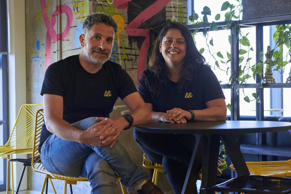 Digital banking app Lili's cofounders Lilac Bar David (right) and Liran Zelkha (left) are what Group 11 Founding Partner Dovi Frances calls ″the OGs of the digital banking industry.”