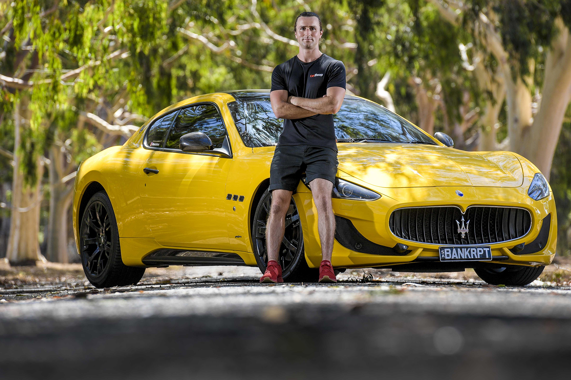 By age 24, Kane Ellis was able to buy a Maserati GranTurismo.